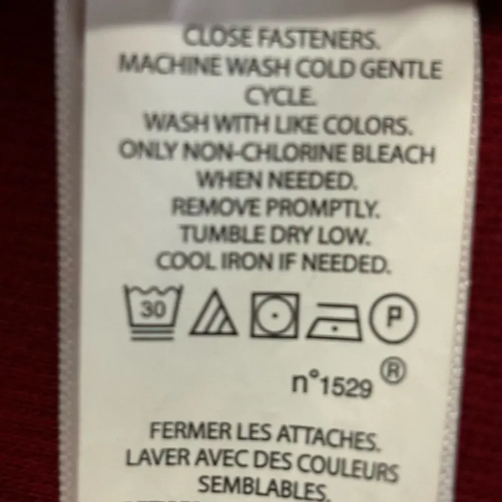 Polo Ralph Lauren‎ Sweater Men's XL Tall Burgundy Pull Over Quarter Zip Jacket